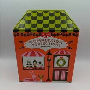 Empty Benefit Complexion Confections Green Orange Boutique Holiday Tin 2014